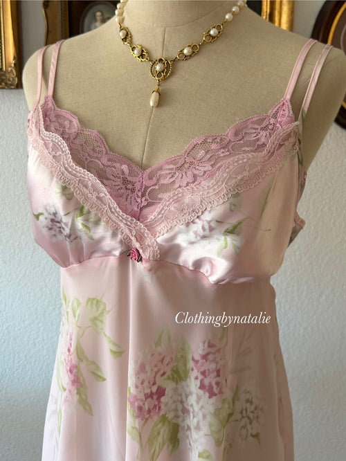 Secret Treasure Floral Pink Babydoll size M