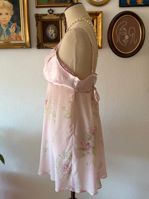 Secret Treasure Floral Pink Babydoll size M