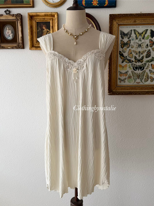 Shadow Line Jersey Peignoir Set Size L