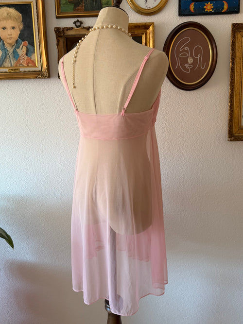 Fairy Pink Mesh Nightgown size M