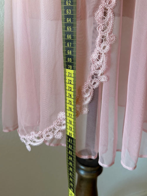 Fairy Pink Mesh Nightgown size M