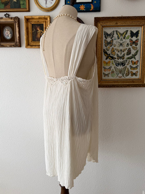 Shadow Line Jersey Peignoir Set Size L