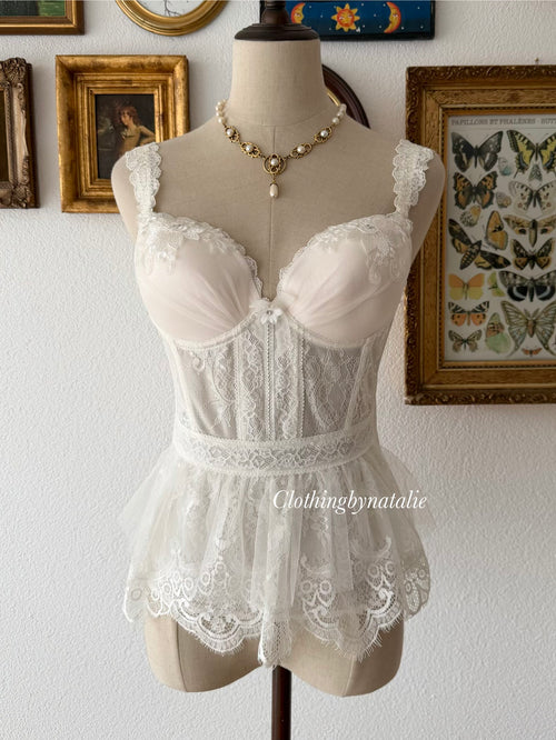 Fairy Lace Bridal Corset Size 80B