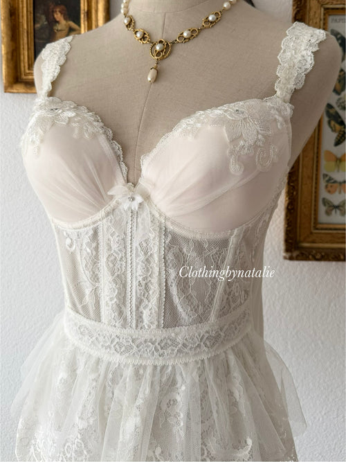 Fairy Lace Bridal Corset Size 80B