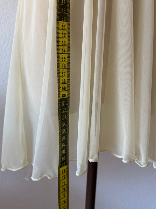 Romantic Yellow Sheer Mesh Nightgown size S/small M