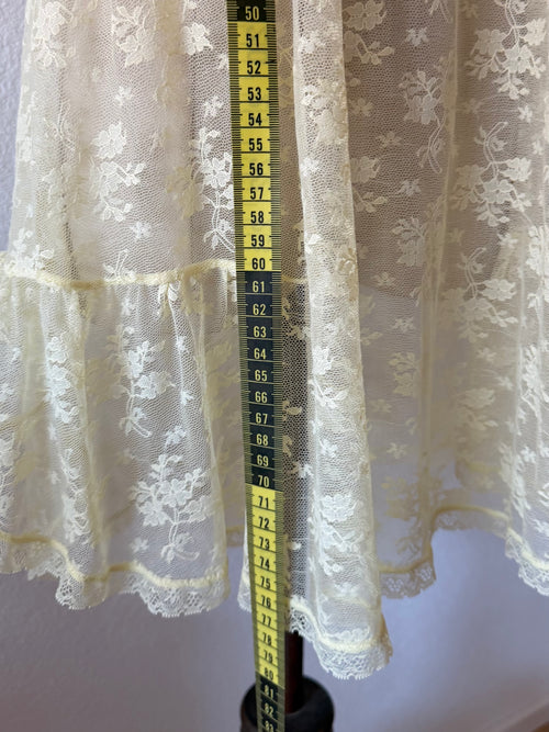 Coquette Yellow Lace Babydoll size S/small M
