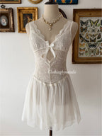 Embroidery Mesh Babydoll Size S