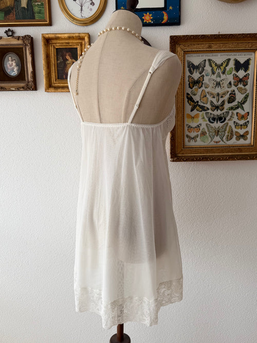 White Mesh Babydoll Size S