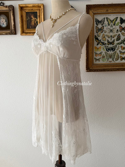 Fairy Lace Mesh Babydoll Size M