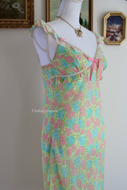 Hunt Chiffon Floral Slip Dress (S)