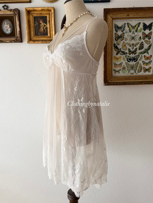 Fairy Lace Mesh Babydoll Size M