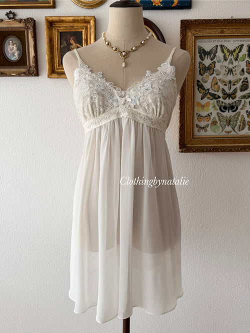 Inbloom Bridal Chiffon Peignoir Size M