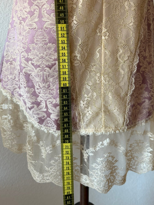 Vintage Purple Brocade Set size S/70/75A