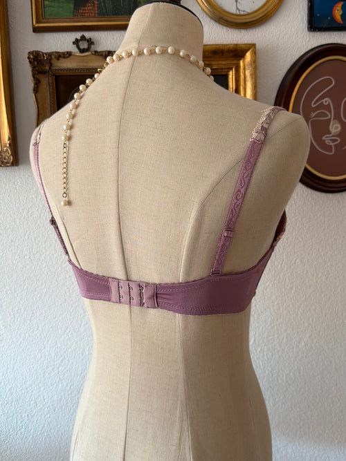 Vintage Purple Brocade Set size S/70/75A