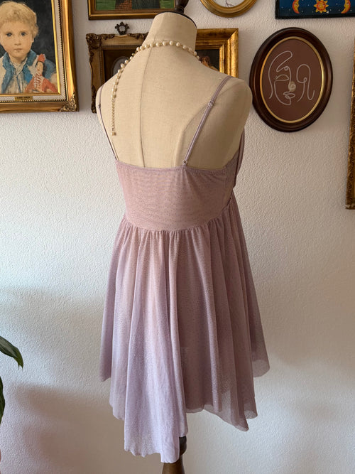 Purple Sheer Mesh Babydoll size S/M