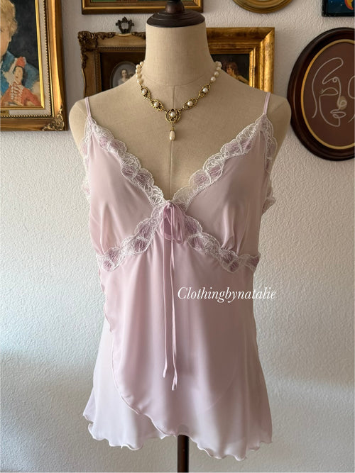 Lila Sheer Chiffon Lounge Set size M