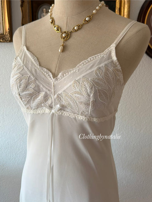 Golden Glitter Sheer Chiffon Slip Size S