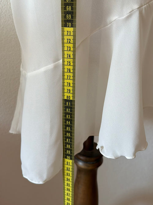 Golden Glitter Sheer Chiffon Slip Size S