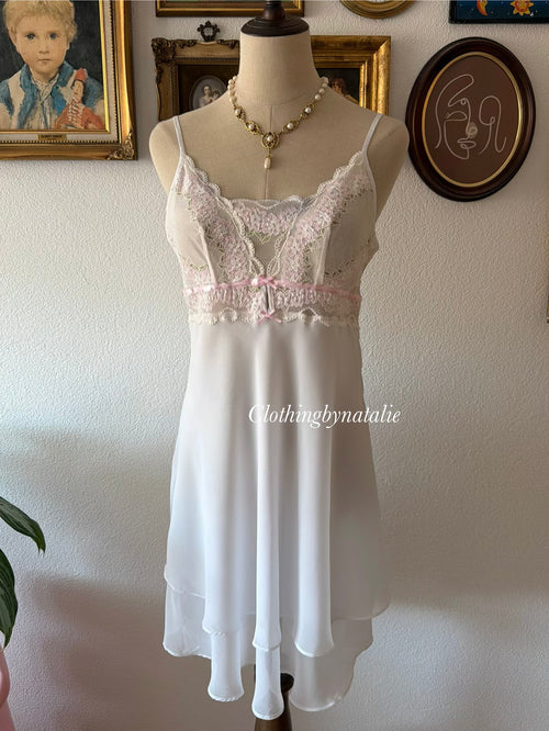 Fairy White Chiffon Babydoll size M