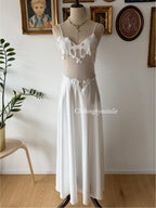 Linda Bridal Maxi Satin Dress Size S