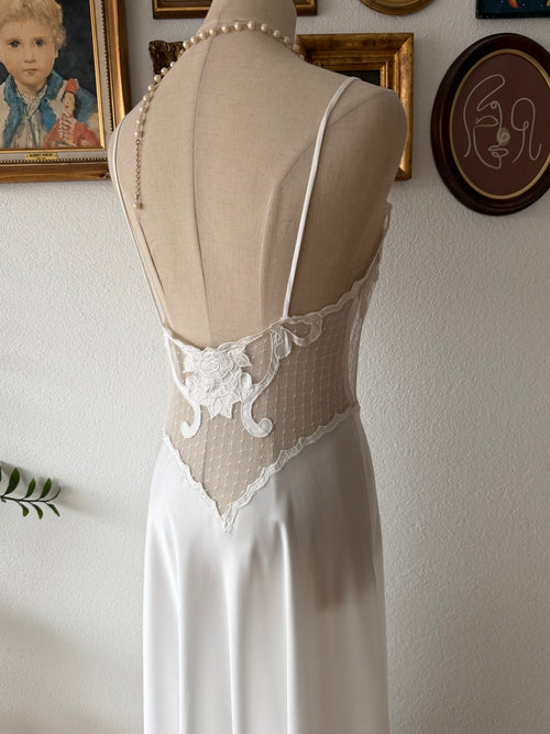 Linda Bridal Maxi Satin Dress Size S