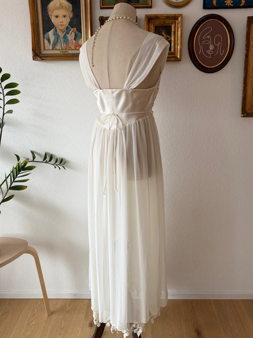 Flora Nikrooz Bridal Maxi Peignoir Set Size S