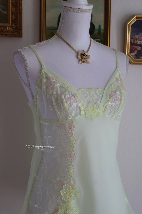 Japanese Mint Chiffon Cami (New 100% - S)
