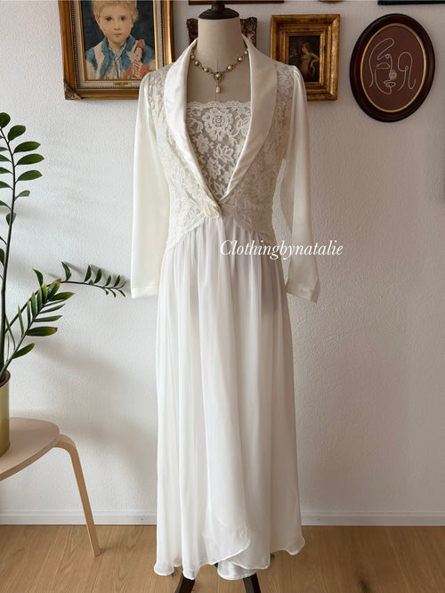 Victoria’s Secret Bridal Satin Peignoir Set Size S