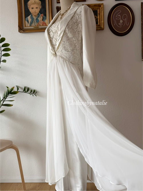 Victoria’s Secret Bridal Satin Peignoir Set Size S