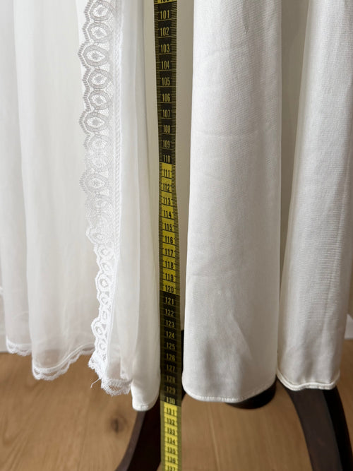 Val Mode Bridal Nylon Maxi Peignoir Size M