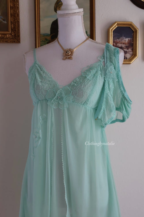 Fairy Mint Babydoll Set (New 100%- S/M)