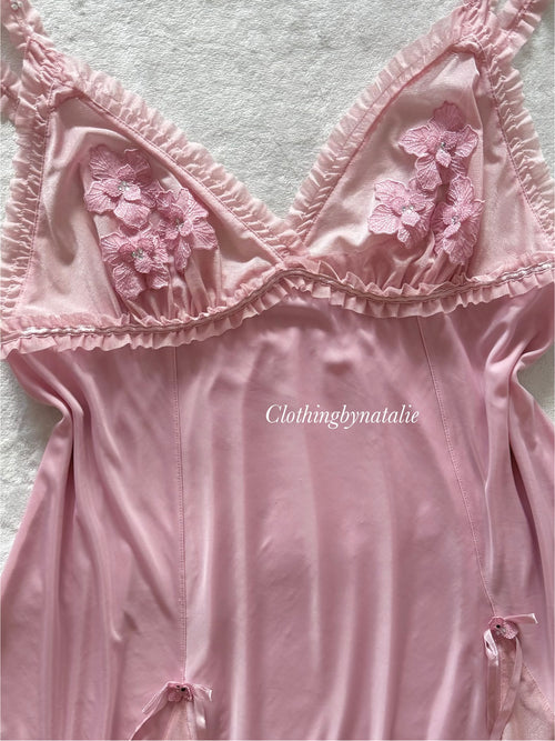 Lila Sheer Mesh Babydoll Size M