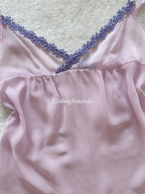 Coquette Lila Sheer Chiffon Babydoll size S