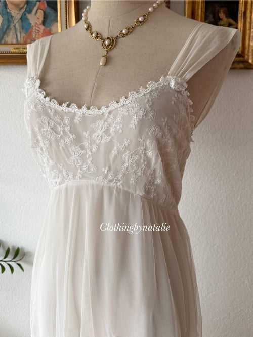 Flora Nikrooz Fairy Mesh Maxi Nightgown Size S/M