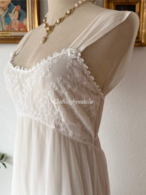 Flora Nikrooz Fairy Mesh Maxi Nightgown Size S/M