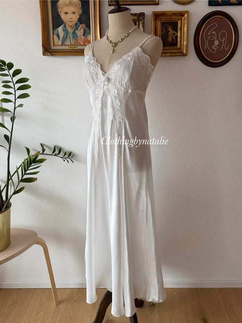 Dentelle Bridal Maxi Peignoir Set Size M