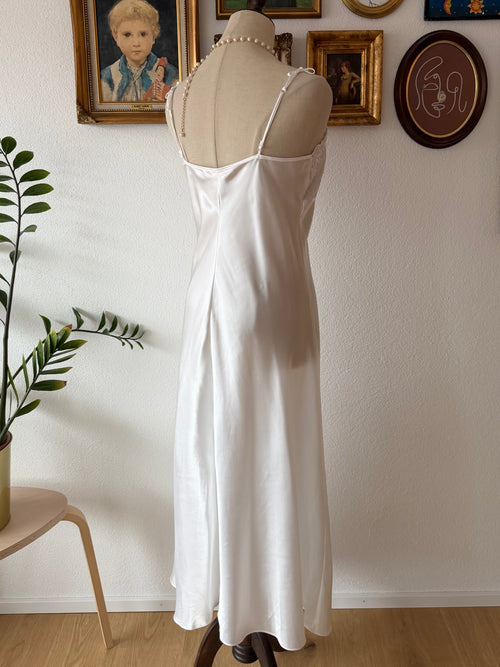 Dentelle Bridal Maxi Peignoir Set Size M
