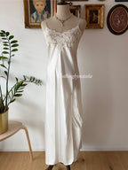 Victoria’s Secret White Satin Maxi Gown Size S