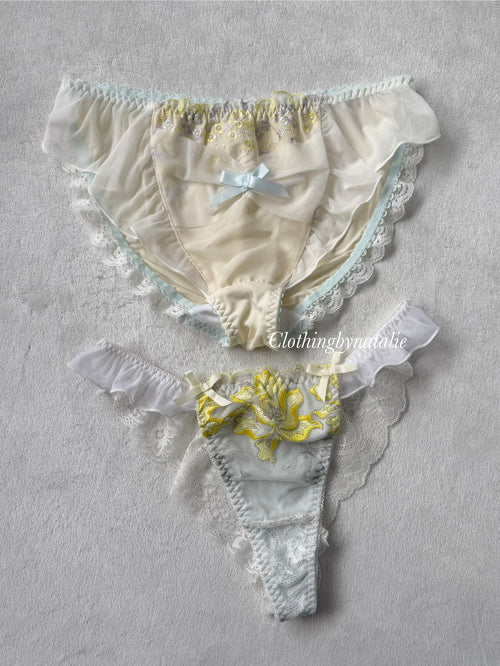 NEW Underwear Set Nude/Green size M