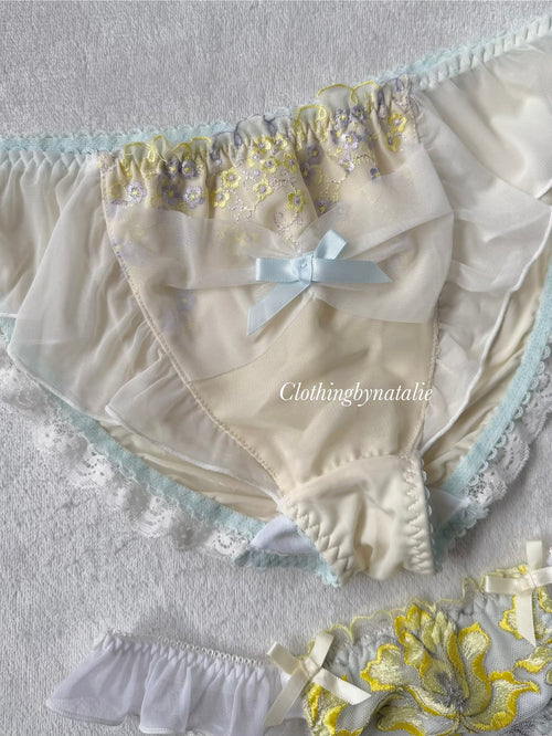 NEW Underwear Set Nude/Green size M