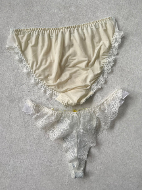 NEW Underwear Set Nude/Green size M