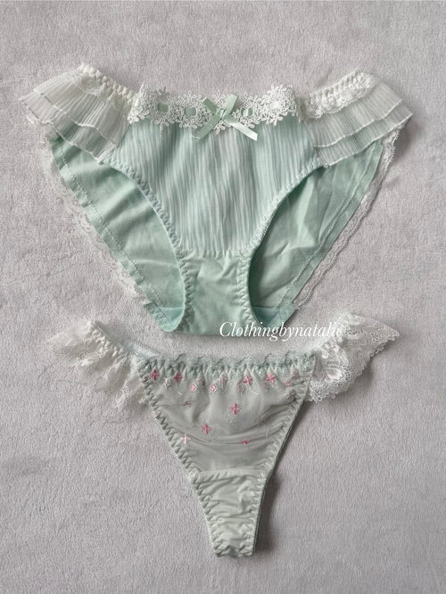 NEW Green Underwear Set size M