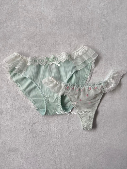 NEW Green Underwear Set size M