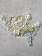 NEW Underwear Set Nude/Green size M