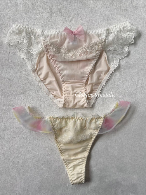 NEW Pink/Yellow Underwear Set size M
