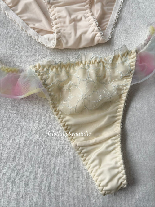 NEW Pink/Yellow Underwear Set size M