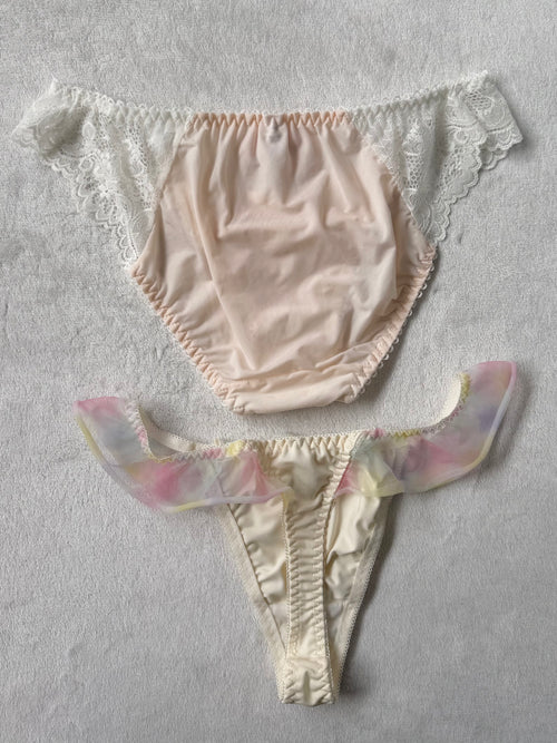 NEW Pink/Yellow Underwear Set size M
