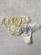 NEW Yellow/White Underwear Set Size M
