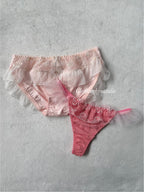 NEW Pink Underwear Set size M