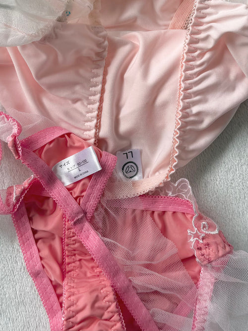 NEW Pink Underwear Set size M